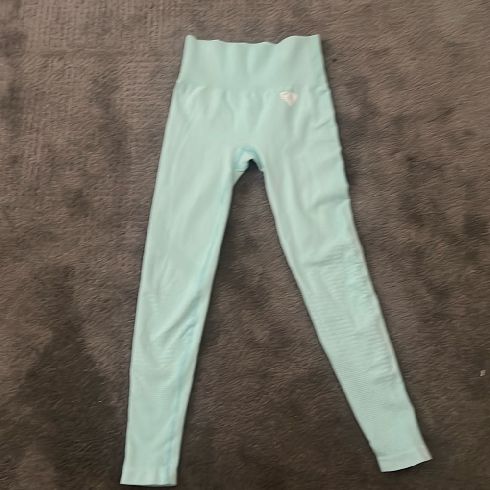 Women’s Best Teal size small leggings , wore once!